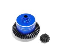 RC Car Repuestos Kit para Tamiya para TT02 para TT02B XV02 1/10 RC Car Upgrade Parts Caja Diferencial De Metal para Coche RC con Engranaje Principal Acero Recto(Blue)