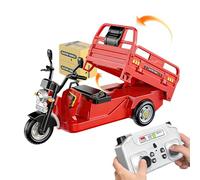 RC Car - Three Wheel Truck with Light Sound | 2.4G Remote Control Vehicle with Fun Effects, Indoor Play Toy for Boys and Girls, Birthday Party, Family Gatherings, Home, Room, Tile Floor Entertainment