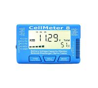 RC CellMeter8 1S-8S Medidor de Prueba de Voltaje de Capacidad de BateríA para Medidor LiPo Li-Lon NiMH