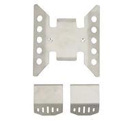 RC CHASSIS CHASSIS Armor de acero inoxidable Protector del eje del eje de skid Piezas de actualización de resistencia al impacto de servicio pesado para axial 1/6 SCX6 AXI05000