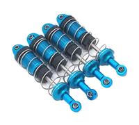 RC Coche Amortiguadores Compatible con HB ZP1001 ZP1002 ZP1003 ZP1004 1/10 RC Coche Juguetes Piezas De Mejora 4 Uds Accesorios De Repuesto De Amortiguador De Metal(Blue)