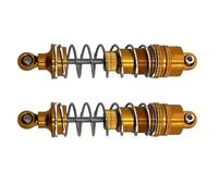 RC Coche Amortiguadores Compatible con Huangbo R1001 R1002 R1003 1/10 RC Piezas De Coche Mejora De Metal Amortiguadores Hidráulicos Delanteros Y Traseros(Yellow)
