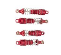 RC Coche Amortiguadores Compatible con Losi para Mini-T 2.0 2WD para Piezas De Actualización De Camión De Estadio 1/18 RC Amortiguador Trasero Delantero De Metal para Amortiguadores De Resorte(Red)