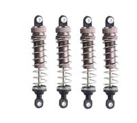 RC Coche Amortiguadores Compatible con Remo para Hobby para Smax 1621 1625 1631 1635 1651 1655 4 Uds Amortiguador De Metal 1/16 Piezas De Mejora De Coche RC