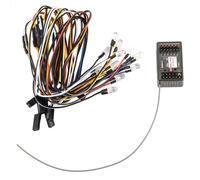 RC Coche Barra de Luz Para DumboRC X6DC. Receptor De 2,4G Y 6 Canales Con Tira Luz, Conjunto Módulo Tablero Control Para Accesorios Repuesto Transmisor Coche RC
