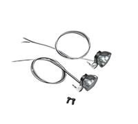 RC Coche Faros Delanteros para Scania 770S 56368 para Volvo para Actros para Benz para Man para Tamiya 1/14 2 Piezas Reflector Lámpara De Foco Coche De Orugas Camión RC Volquete