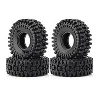 Rc Coche NeumáTico Piezas Compatible Con Axial Para SCX10 II 90046 Pro Para Capra Para TRX4 D90 1/10 Piezas Para Coche RC Crawler 4 Neumáticos De Goma Blanda De 120 Mm Y 1,9"