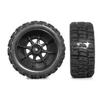RC Coche NeumáTico Piezas Compatible con FS para Remo HQ727 1/10 RC, Actualización De Coche, Piezas De Repuesto, Accesorios, Neumáticos De Goma con Llantas Hexagonales De 12mm