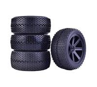 RC Coche NeumáTico Piezas Compatible con ZD para Carreras Todoterreno A Escala 1/10 Piezas De Mejora para Buggy RC Accesorios: 4 Llantas De 85 Mm con Buje De Rueda Y Neumáticos De Goma