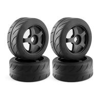 RC Coche NeumáTico Piezas para Arrma por Infracción Ilimitada por Delito Grave 1/7 RC Mejora De Coche Piezas 4 Uds 5 Radios 100x42mm Neumático 17mm Rueda Hexagonal