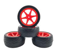 RC Coche NeumáTico Piezas para HPI para WR8 Running Broker De Carretera para Carrera Plano LC 1/10 Vehículo Todoterreno 4 Piezas para De Vehículo Todoterreno 1/10