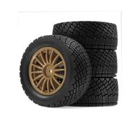 RC Coche NeumáTico Piezas para HSP 94177 para HPI WR8 para Flux para Rally 1/10 Juego 4 Llantas Goma 80 Mm para RC Todoterreno Accesorios Coches Reemplazo Actualizaciones(Brown)