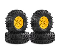 RC Coche NeumáTico Piezas para TRX4 para TRX6 para SCX10 GEN7 GEN8 D90 VS4-10 1/10 Juego Ruedas Y Neumáticos Metal 1.9 Beadlock Llanta Buje Accesorios Repuesto RC Crawler