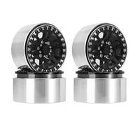 RC Coche NeumáTico Piezas para TRX4 SCX10III 90046 D90 1/10 4 Piezas 1,9 '' Aleación Zinc Metal Beadlock Rueda Llanta para Cubo Neumático RC Coche Accesorios Y Actualizaciones Repuesto