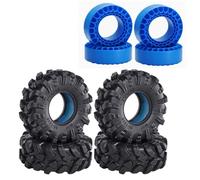 RC Coche NeumáTico Piezas para TRX4M 1/18 1/24 para Axial para SCX24 para AX24 para FCX24, para Blando Grande para Super 1,3 Pulgadas 74 * 28mm Fangoso para De Pantano