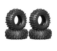 RC Coche NeumáTico Piezas para TRX4M para SCX24 AX24 1/18 1/24 4 Piezas Rueda Goma Blanda 51 Mm Y 1 Pulgada Barro Accesorios Mejoras Coches RC Crawler