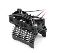 RC Coche Piezas Compatible Con Arrma Para Traxxas 1/7 1/8 rc cars Para Motores 4068 4074 4082 4268 4274 Disipador Térmico Para Motor Ventilador De Refrigeración Dual De 20000rpm 40-42mm(Black)
