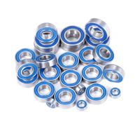RC Coche Piezas Compatible con Losi para Super para Baja para Rock para Rey 1/6 RC Piezas De Actualización De Coche Accesorios 25 Uds Kit De Rodamientos Sellados De Goma Azul