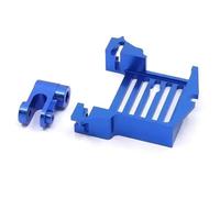 RC Coche Piezas Compatible Con TRAXXAS 1/5 Para X-MAXX 1/6 Para XRT 1/10 Para MAXX Accesorios Para Piezas De Automóvil RC Adaptador De Montaje De Servo De Metal Y Brazo Servo De 25T 7749(Blue)