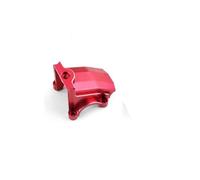 RC Coche Piezas Compatible con Traxxas 1/5 para X-Maxx para XRT 1/6 RC Piezas para Monster Truck Delantero Y Trasero De Metal Carcasa del Diferencial Tapa De La Caja De Cambios(Red)