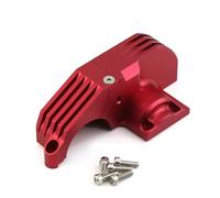 RC Coche Piezas Compatible con Traxxas para MAXX 89076-4 89086-4 1/10 RC Piezas De Mejora De Coche Accesorios Metal Tapa De Engranaje Principal Motor De Protección(Red)