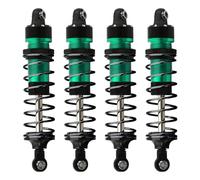 RC Coche Piezas Compatible con Traxxas para Mini para Maxx RC Mejora De Coche Accesorios Y Piezas De Modificación 4 Amortiguadores Metálicos(Green)
