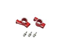 RC Coche Piezas Compatible con WLtoys 244016 para LOSI Micro-B 1/24 RC, Piezas De Modificación De Actualización De Coche, Accesorios, Copa De Rueda Trasera De Metal(Red)