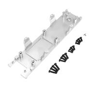 RC Coche Piezas Compatible with JJRC C8823 1/18 6WD RC Off-Road For Climbing Crawler Upgrade Parts Accessories Metal Tail Beam Rear Compartment(Silver)