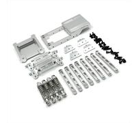 RC Coche Piezas para MN MN168 para MN78 Modelo 1/12, Vehículo De Control Remoto, Piezas De Coche RC, Kit De Vulnerabilidad De Actualización De Metal, Accesorios De Modificación(Silver)