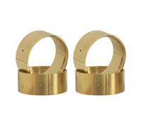 RC Coche Rueda Neumáticos Compatible Con Axial Para SCX24 AX24 Para TRX4M Para FMS 1/18 1/24 RC Crawler Car Piezas De Metal 1.0 "Beadlock Deep Dish Juego De Ruedas De Neumáticos(13g Brass Clamp Ring)
