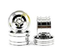 RC Coches Juguetes Juego Llantas CNC De Aluminio 2WD para Tamiya Dt-02 Dt-03 para Super Astute Sand para Rover 2011 1/10 RC Piezas Actualización Coche Dorado Plata WL-0182GD(Silver)
