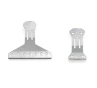RC Coches Juguetes Protector Chasis Delantero Trasero Acero Inoxidable para Tamiya XV-02 Pro 1/10 Piezas Mejoradas Coche con Control Remoto Accesorios 58707(1set)