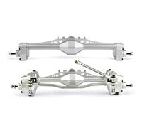 RC Coches Piezas para Axial para Capra UTB10 1,9 para UTB 1/10 Coche Trepador Control Remoto Piezas Mejora 2 Uds Metal CNC Currie F9 Portal Eje Delantero Y Trasero(Silver)