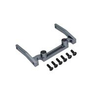 RC Coches Piezas para Axial para SCX10 1/10 RC Crawler Car Model Upgrade Parts Accessories CNC Aluminum Alloy Electronic Box Mount Beams(Light Grey)