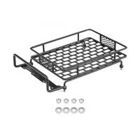 RC Coches Piezas para Axial para SCX10 para Traxxas para TRX4 D90 para Tamiya CC01 1/10 Coche Trepador Control Remoto Piezas Mejora 3 Tamaños Portaequipajes Metal Portaequipajes(Large 170x110mm)