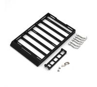 RC Coches Piezas Para FMS Para Tormenta Desierto Para Arizona Red Para Rabbit Para Fire Para Horse 1/18 RC Coche Control Remoto Accesorios Metal Portaequipajes(Black)