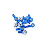 RC Coches Piezas para HSP para Axial para Tamiya RC Coche Oruga Barco Avión Helicóptero Modelo 10 Piezas Extremo Barra De Acoplamiento M2 Rótula(Blue)