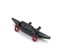 RC Coches Piezas Para HuangBo Para Toys ZP1001 ZP1002 ZP1003 ZP1004 1/10 Modificación Metal Para Parachoques Delantero Coche RC(Black)