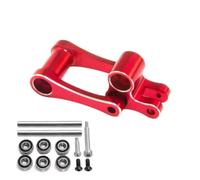 RC Coches Piezas para Losi Promoto-MX 1/4 Coche RC Piezas De Mejora Accesorios Freno Metálico Brazo De Dirección Soporte del Servo De Dirección(Red)