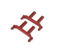 RC Coches Piezas para Scy 16101 16102 16103 16106 16201 para Jjrc Q130a Q130b Q141 Q117 1/16 RC Car Upgrade Parts Poste De Montaje De Carrocería Delantera Y Trasera De Metal(Red)