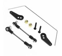 RC Coches Piezas Para Tamiya 2WD Para BBX BB-01 1/10 Todoterreno Para Buggy 58719 Barra Estabilizadora Trasera Metal Rob RC Accesorios Para Coche