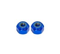 RC Coches Piezas para Tamiya para DT03 1/10 RC Piezas Mejora Coche Accesorios 2 Uds Adaptador para Cubo Hexagonal Rueda Delantera Metal 12mm(Blue)