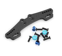 RC Coches Piezas para Tamiya XV-01 1/10 RC Car Piezas De Actualización, Accesorios Soporte Amortiguador Torreta Delantera Y Trasera Fibra Carbono 54452 54453(Size1)