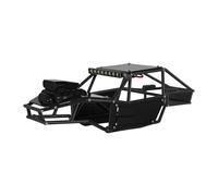 RC Coches Piezas para TRX4M Actualización 1/18 RC Crawler Rock Tarantula Nylon para Buggy Body Shell Chasis Kit(Unassembled Black)