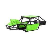 RC Coches Piezas para TRX4M Actualización 1/18 RC Crawler Rock Tarantula Nylon para Buggy Body Shell Chasis Kit(Unassembled Green)