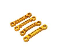 RC Coches Piezas Para WLtoys 104001 104002 104072 1/10 Mejora De Metal Para Refuerzo Brazo Oscilante Piezas Control Remoto(Yellow)