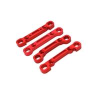 RC Coches Piezas Para WLtoys 104001 104002 104072 1/10 Mejora De Metal Para Refuerzo Brazo Oscilante Piezas Control Remoto(Red)