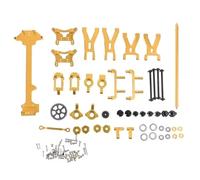 RC Coches Piezas Para Wltoys A959 A979 A959B A979B Escala 1/18 Kit De Piezas Metal Accesorios Coche RC Reparación Modificación(Yellow)