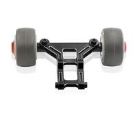 RC Coches Repuestos Para Arrma Para Kraton Para Outcast Para Typhon AR320366 1/8 RC Coche Metal Wheelie Bar RC Actualización De Coche Piezas Accesorios(Black)