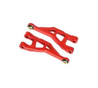 RC Coches Repuestos para Arrma para Mojave para Grom 1/16 Brazos Suspensión Traseros Aluminio para Camiones RC Superiores Inferiores Mejoras Accesorios(Red,Upper)